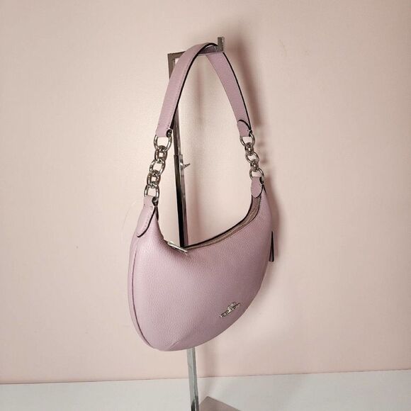 NWT Coach Payton Hobo In Signature Canvas CE619 Ice Purple - Picture 3 of 6